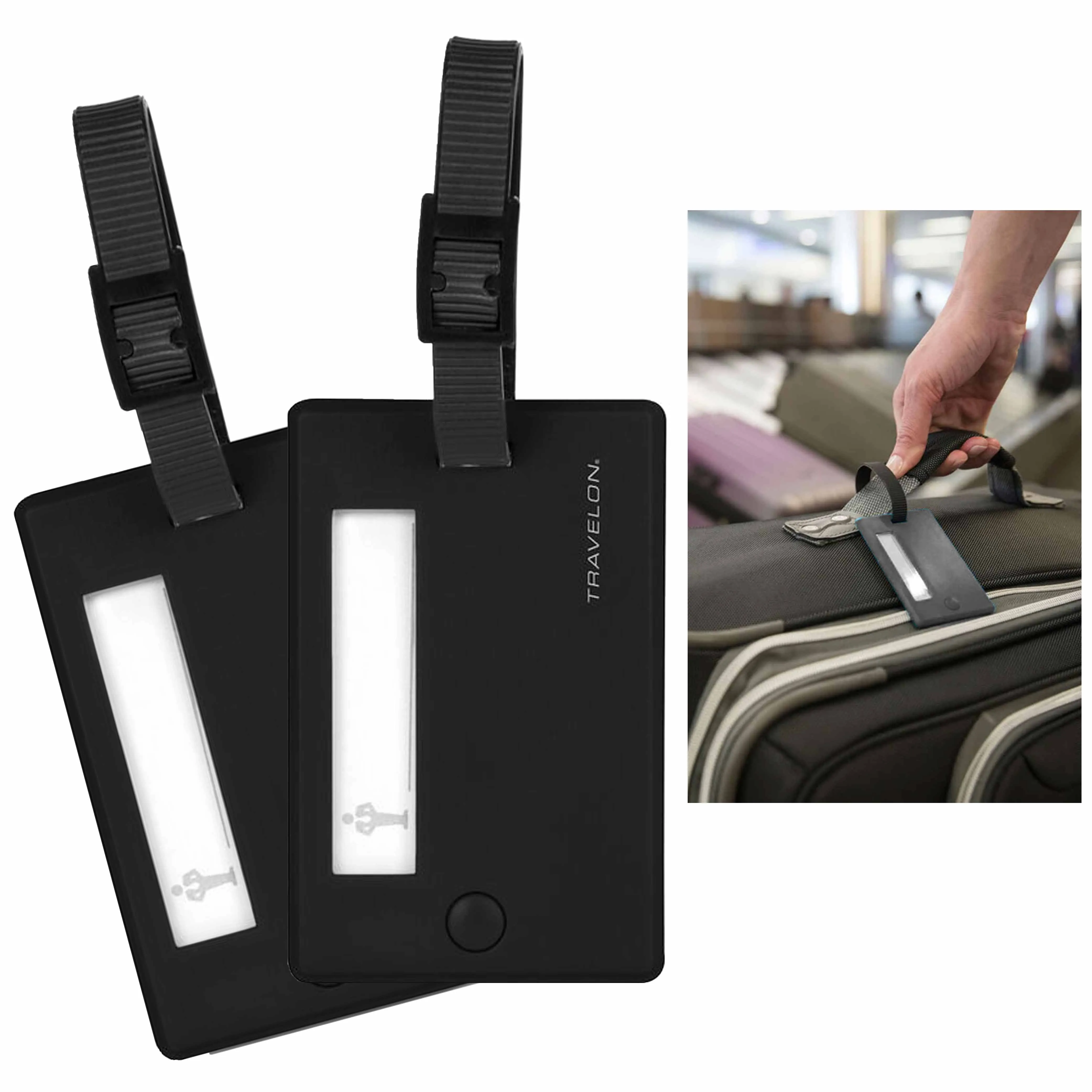 4 Sets Travelon Luggage Tags Label Travel Bag Suitcase Identify Baggage Privacy