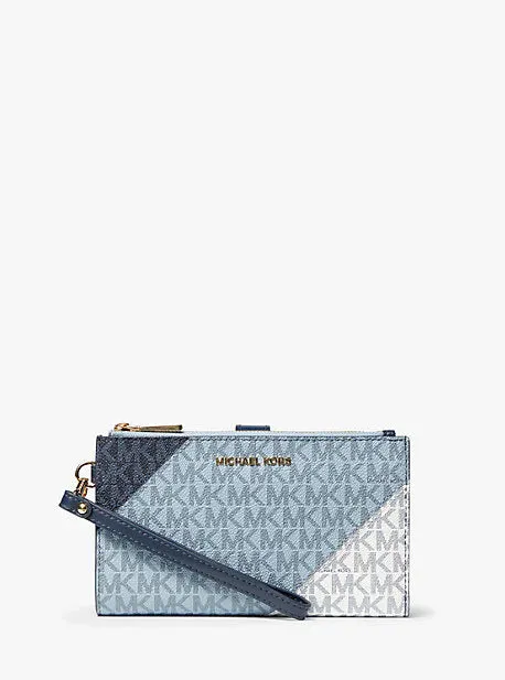 Adele Color-Block Logo Smartphone Wallet