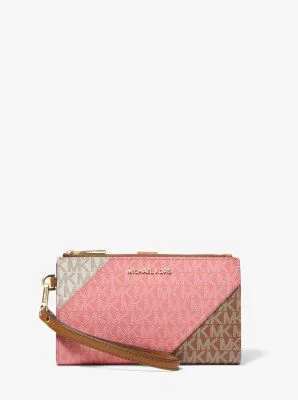 Adele Color-Block Logo Smartphone Wallet