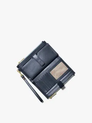 Adele Color-Block Logo Smartphone Wallet