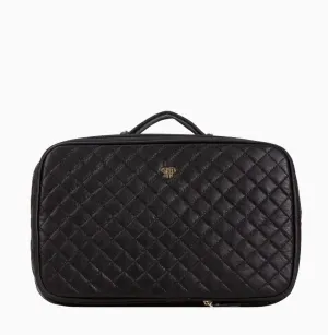 Amour Travel Case, Timeless Black Quilted