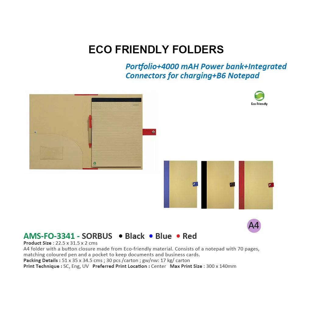 AMS-FO-3341 - SORBUS  -  Eco Friendly Folders