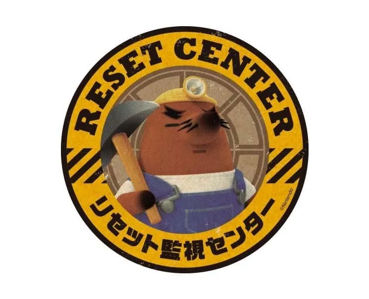 Animal Crossing Travel Sticker: Mr. Resetti