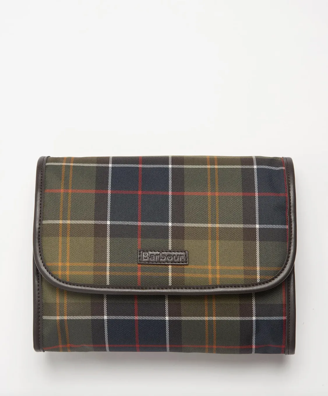 Barbour Tartan Hanging Washbag