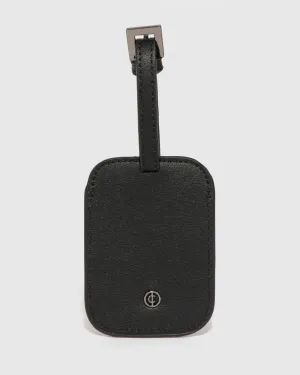 Black Classic Luggage Tag