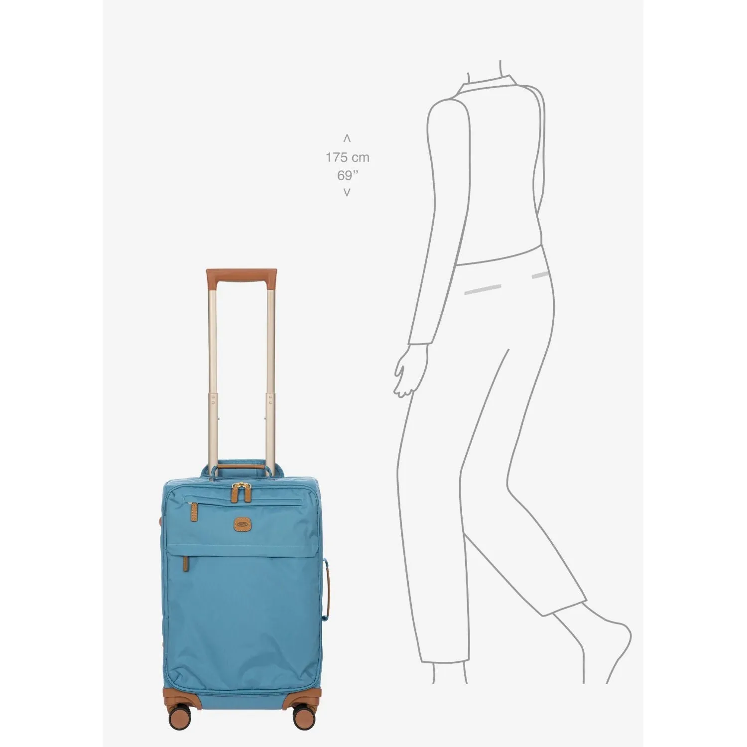 BRIC'S X-Travel 22" Carry On Luggage Spinner