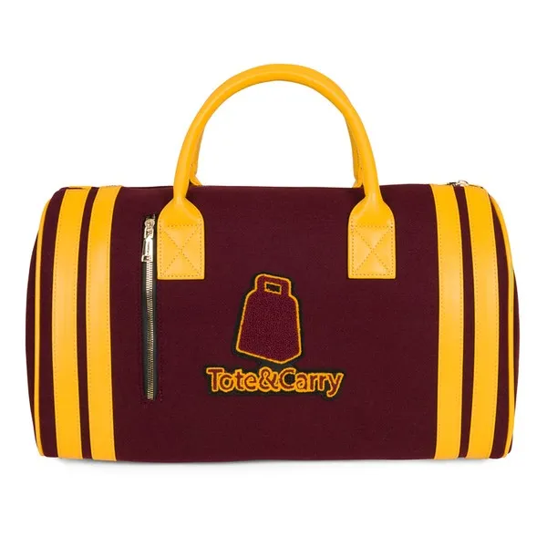 Burgundy Varsity Duffle Reg