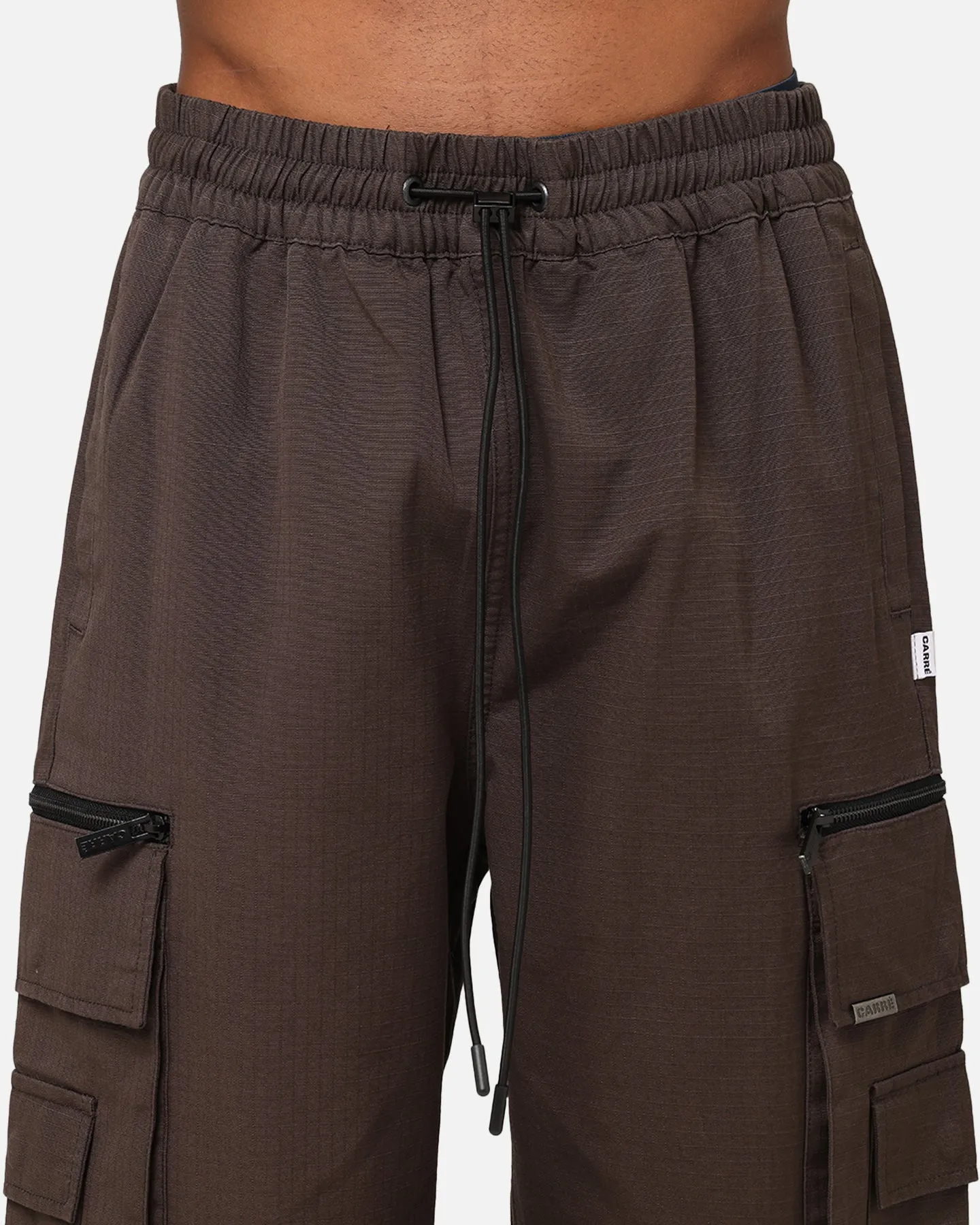 Carre Tactic Cargo Joggers Brown