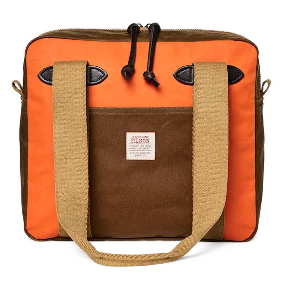 Filson Tin Cloth Tote Bag with Zipper