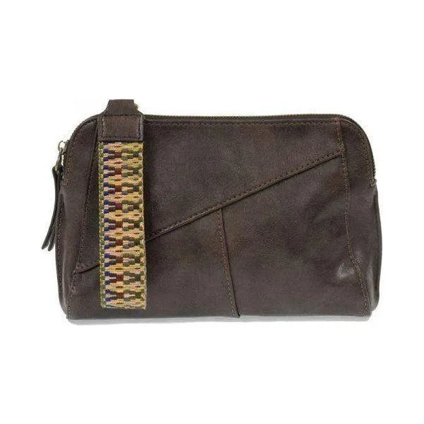 Gigi Crossbody with Woven Wristlet Strap