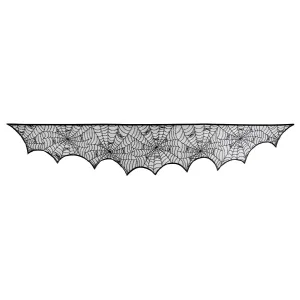 Halloween Spider Web Mantel Scarf (12 Packages)