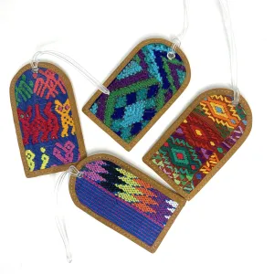 Huipil Up-cycled Luggage Bag Tag - Guatemala