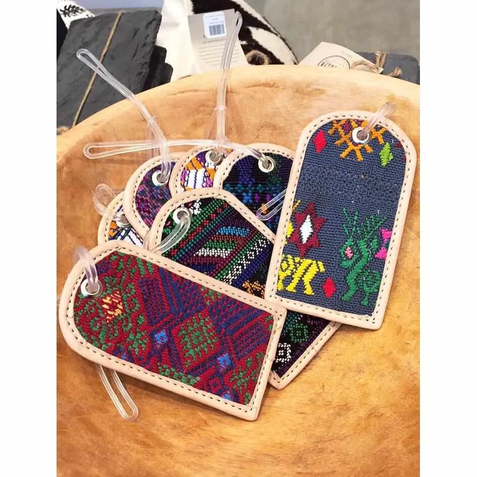 Huipil Up-cycled Luggage Bag Tag - Guatemala