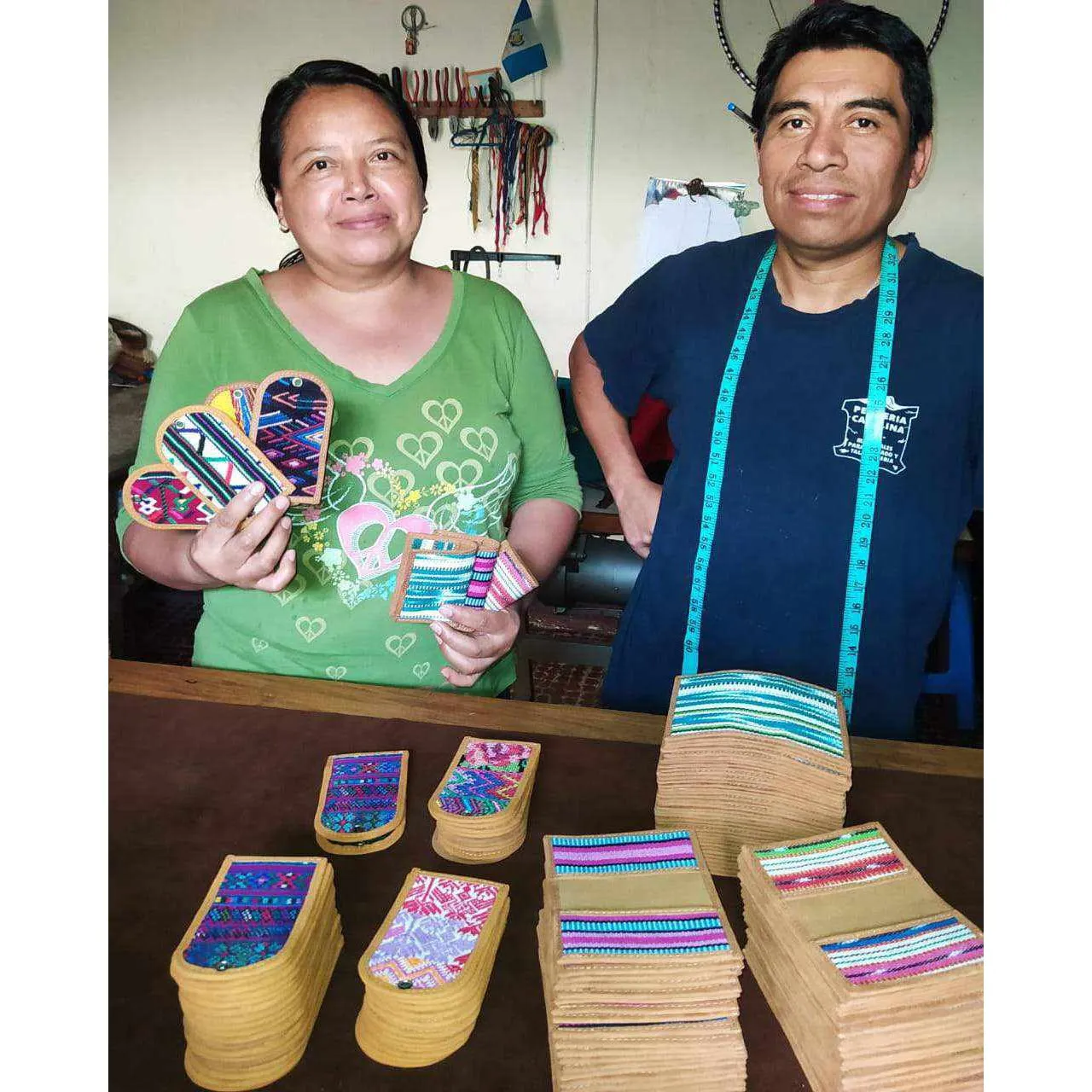 Huipil Up-cycled Luggage Bag Tag - Guatemala