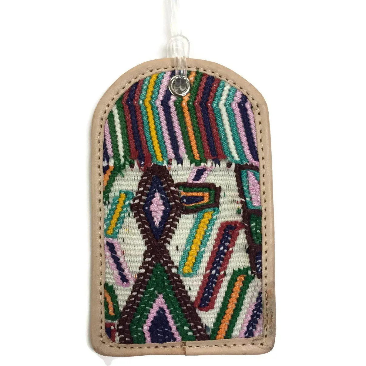 Huipil Up-cycled Luggage Bag Tag - Guatemala