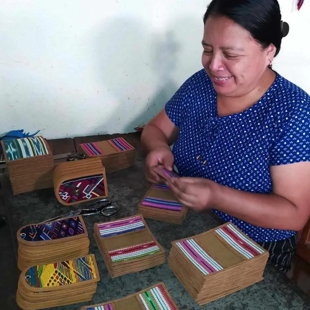 Huipil Up-cycled Luggage Bag Tag - Guatemala