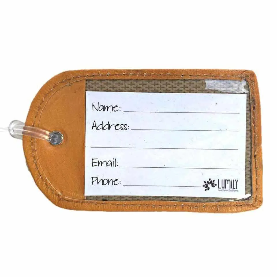 Huipil Up-cycled Luggage Bag Tag - Guatemala