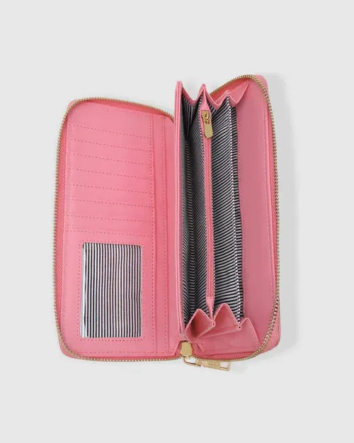 Jessica Wallet in Bubblegum Pink by Louenhide