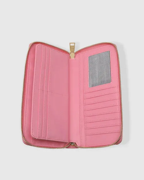 Jessica Wallet in Bubblegum Pink by Louenhide