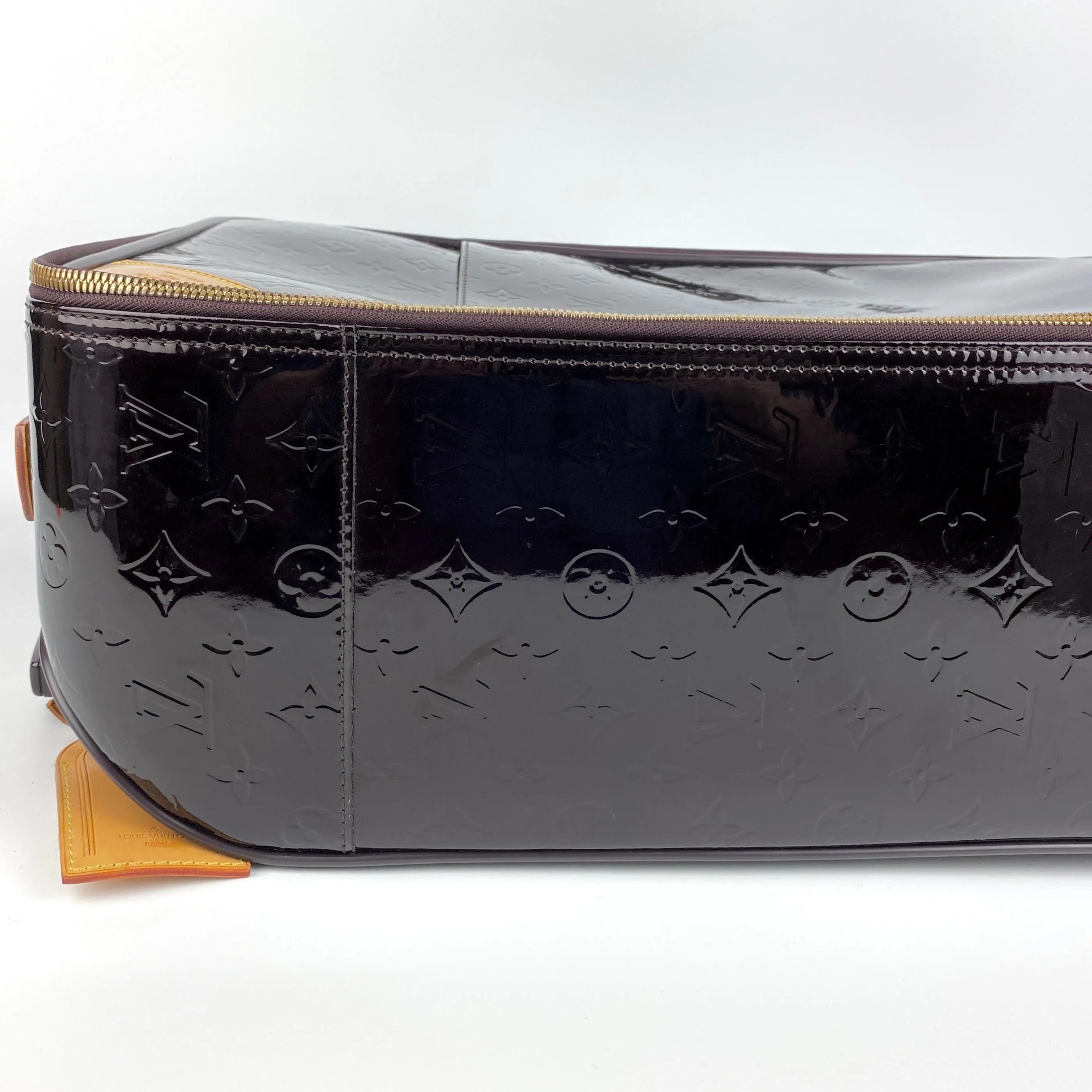 LOUIS VUITTON MONOGRAM VERNIS LEATHER PEGASE TROLLEY LUGGAGE BAG