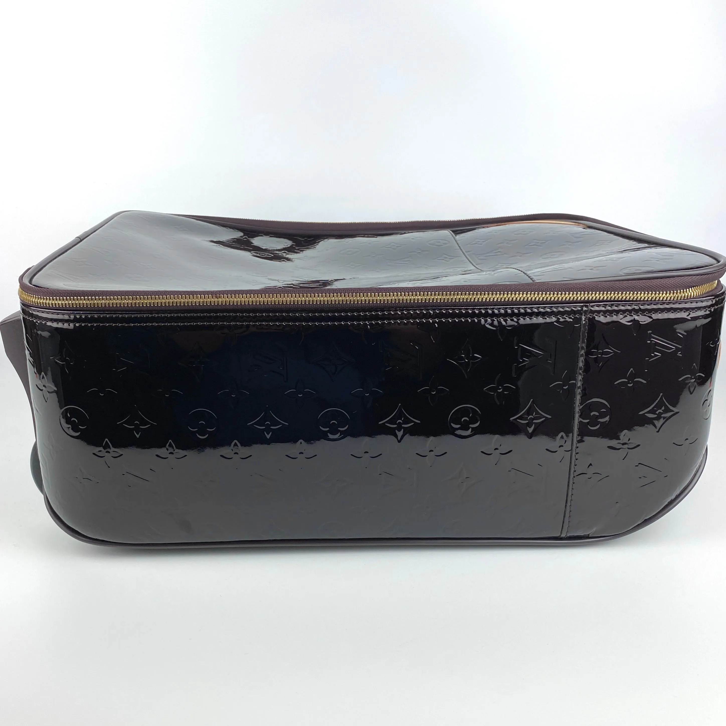 LOUIS VUITTON MONOGRAM VERNIS LEATHER PEGASE TROLLEY LUGGAGE BAG