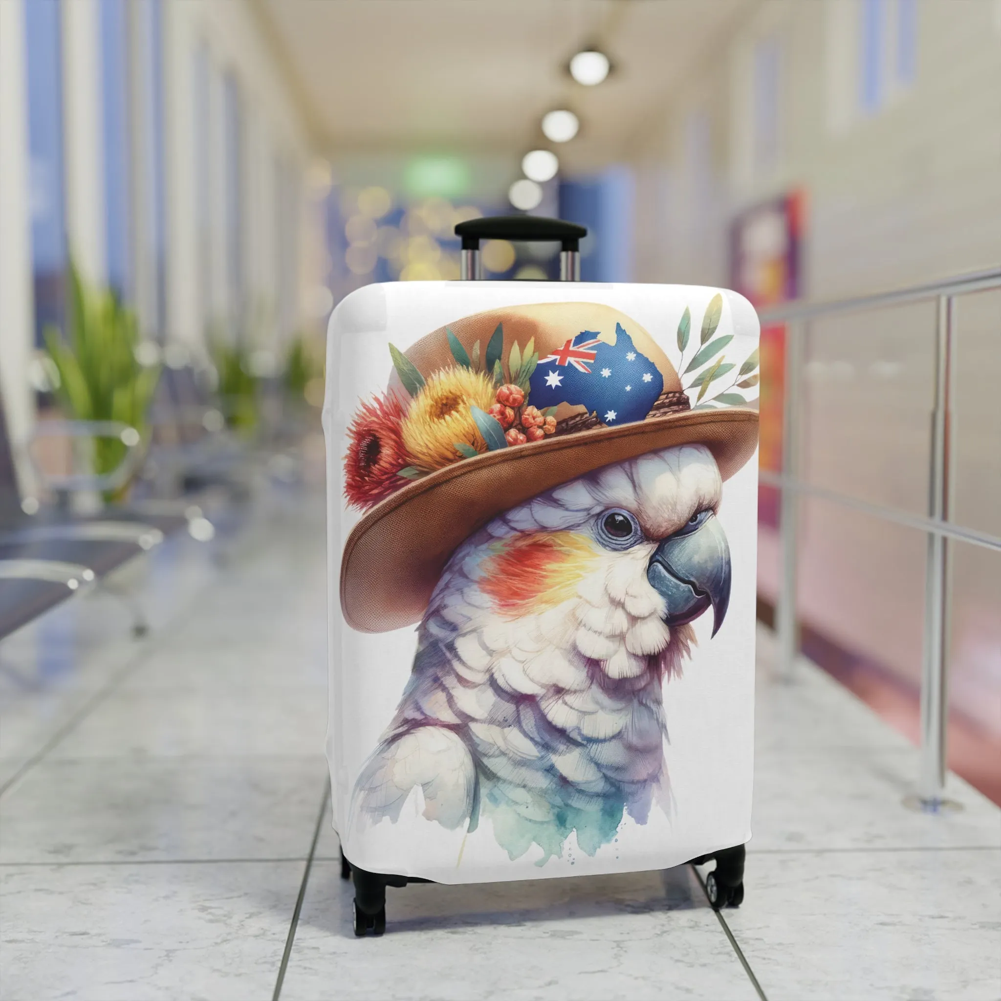 Luggage Cover, Cockatoo, awd-1334