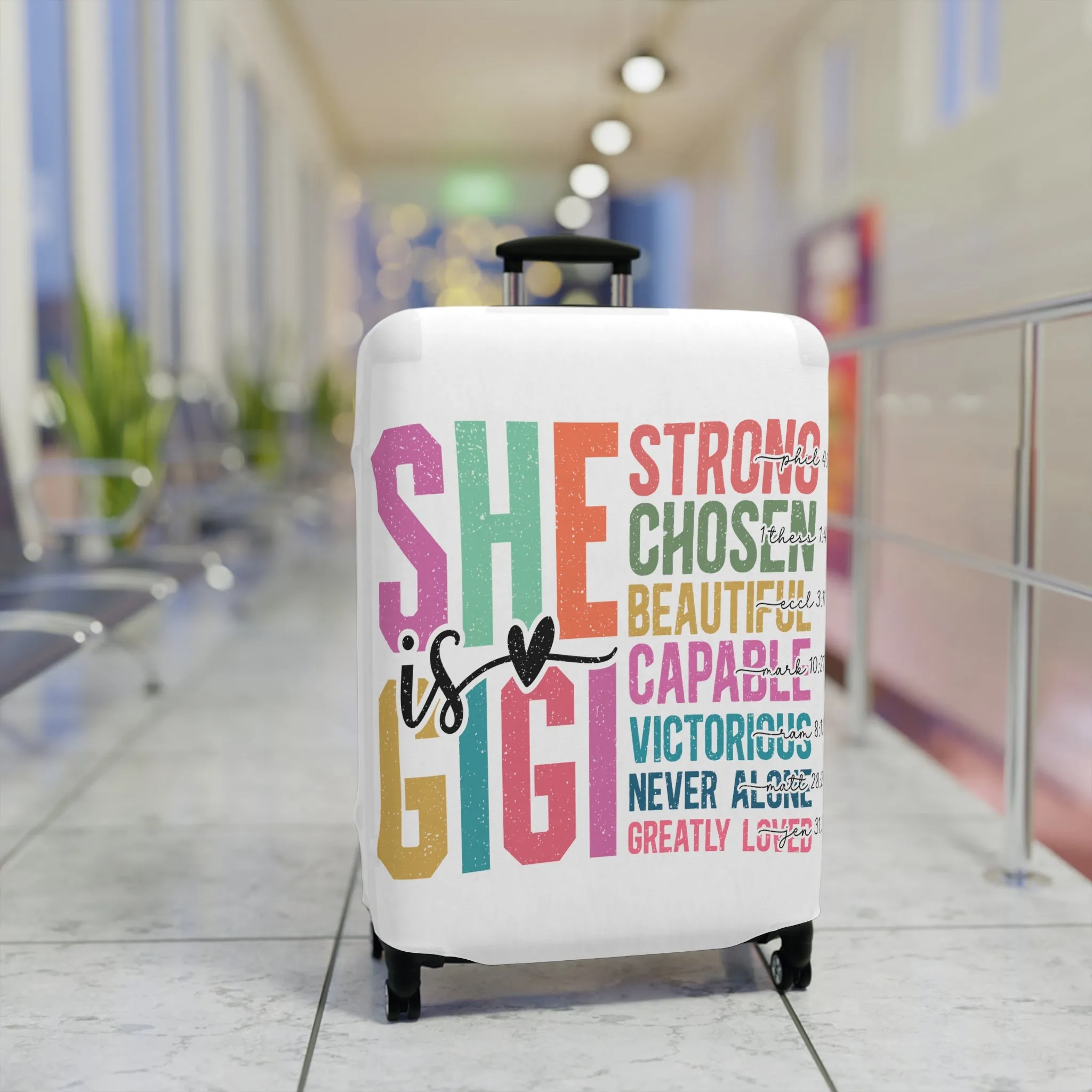 Luggage Cover, She is GiGi, awd-5019