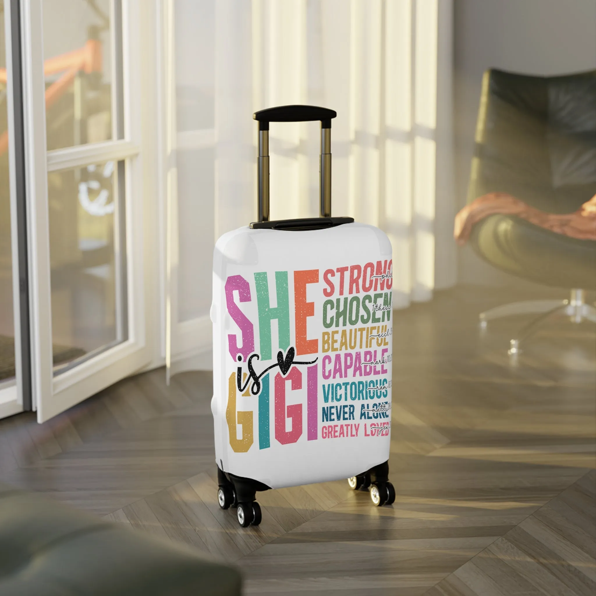 Luggage Cover, She is GiGi, awd-5019