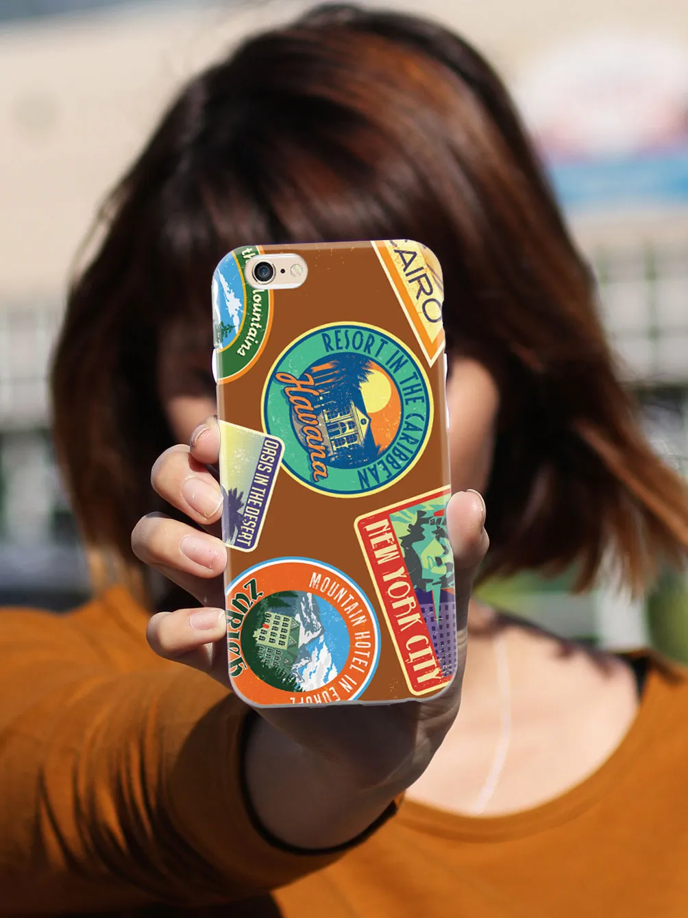 Luggage Stickers - White Case
