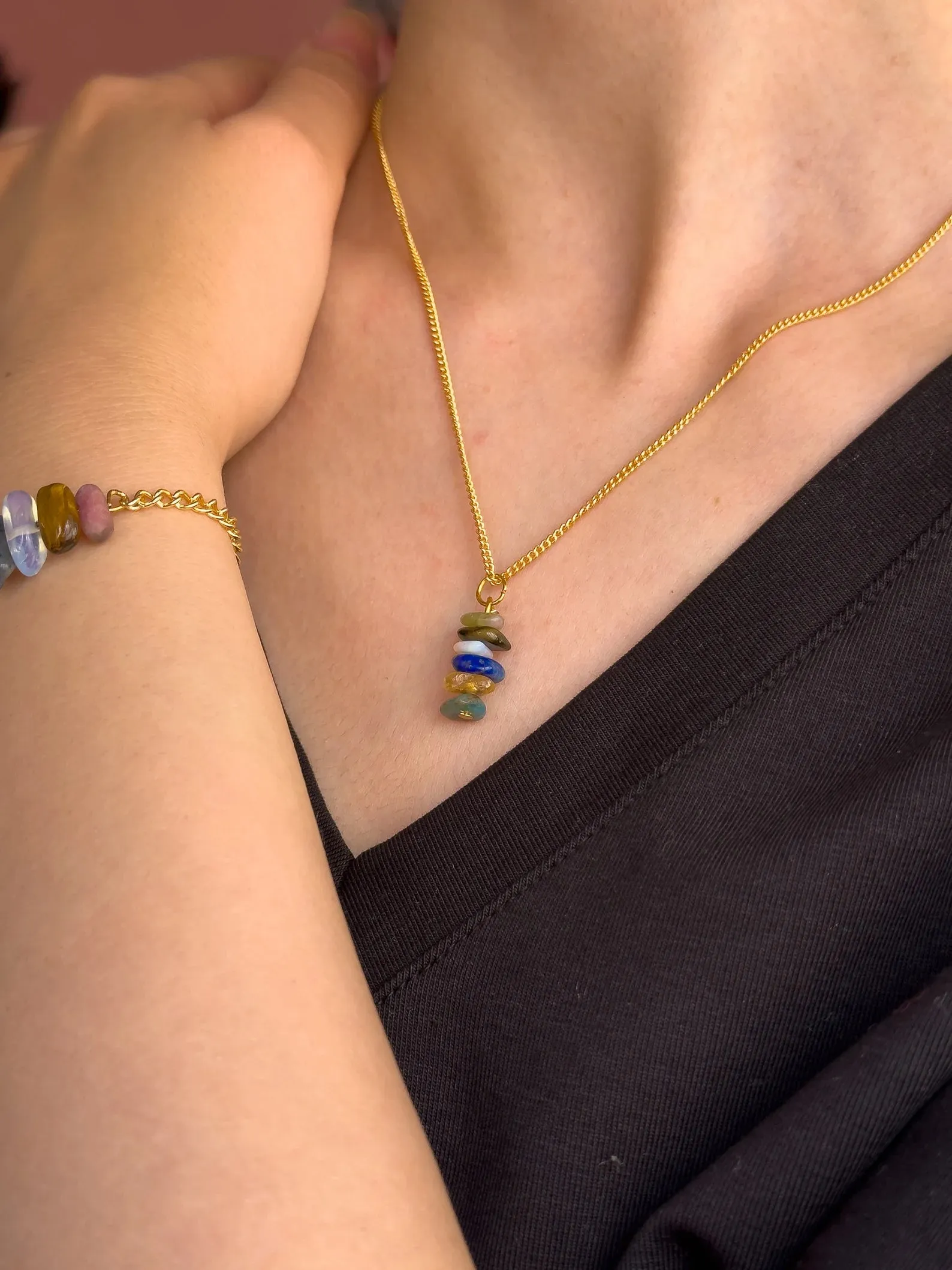 Minimalist Libra Zodiac Necklace