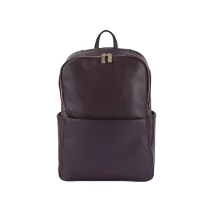OiOi Vegan Leather Multitasker Nappy Backpack - Mulberry