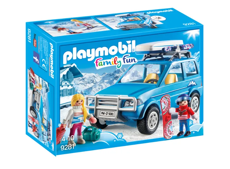Playmobil - 9281 | Family Fun: Winter SUV With Skiers