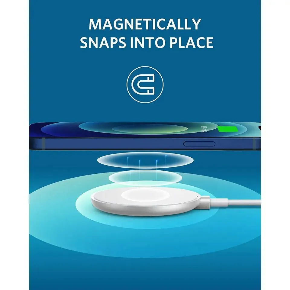 PowerWave Magnetic Pad Wireless Charger