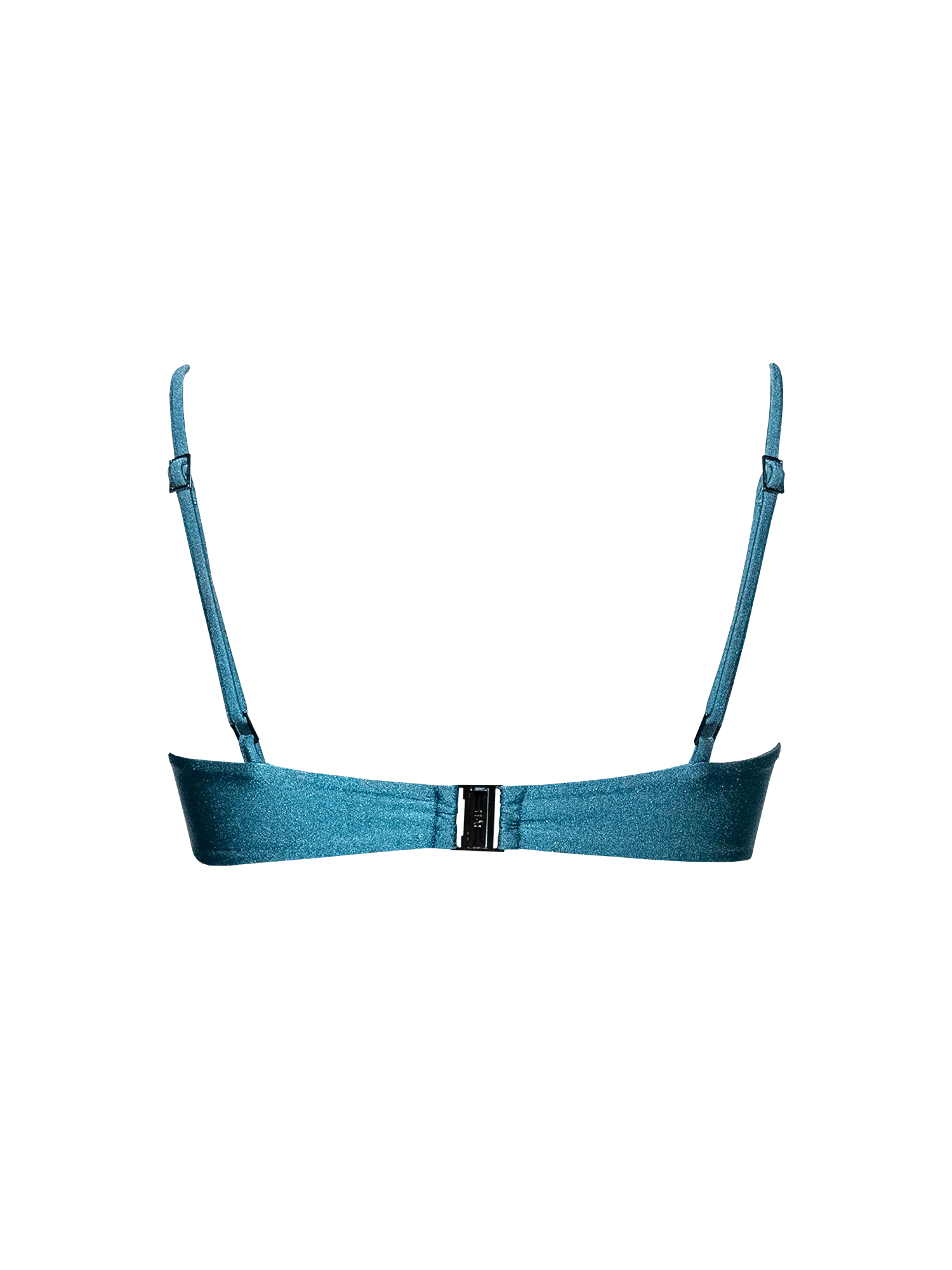 Second Skin | Shimmer ~ Classic Cami Bikini Top - Tourmaline Teal