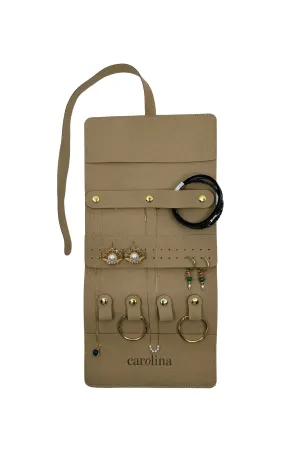 Silas Travel Jewellery Organiser Nude