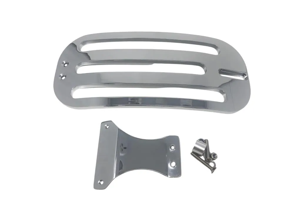 Solo Luggage Rack   Bracket fits Honda VT750C Shadow,VT750DC Spirit - Chrome - Highway Hawk H661-0681