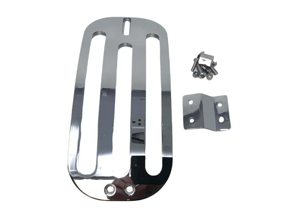 Solo Luggage Rack   Bracket fits Suzuki C1800 Intruder (C109R) - Chrome - Highway Hawk H663-0681