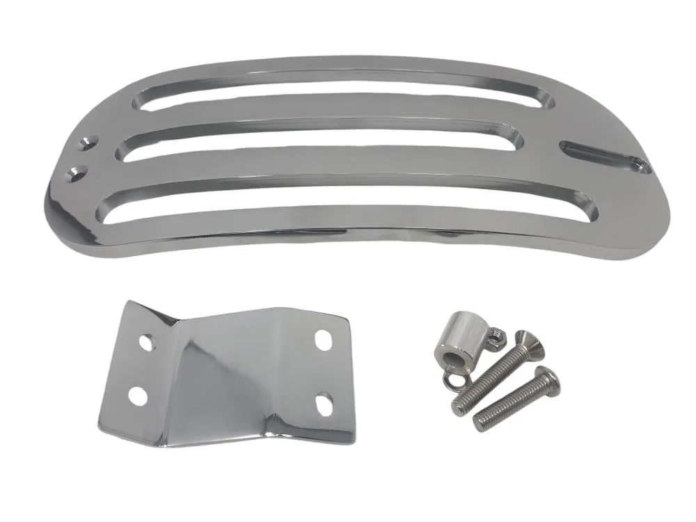 Solo Luggage Rack   Bracket fits Suzuki C800 Intruder VL800 Volusia - Chrome - Highway Hawk H663-0671