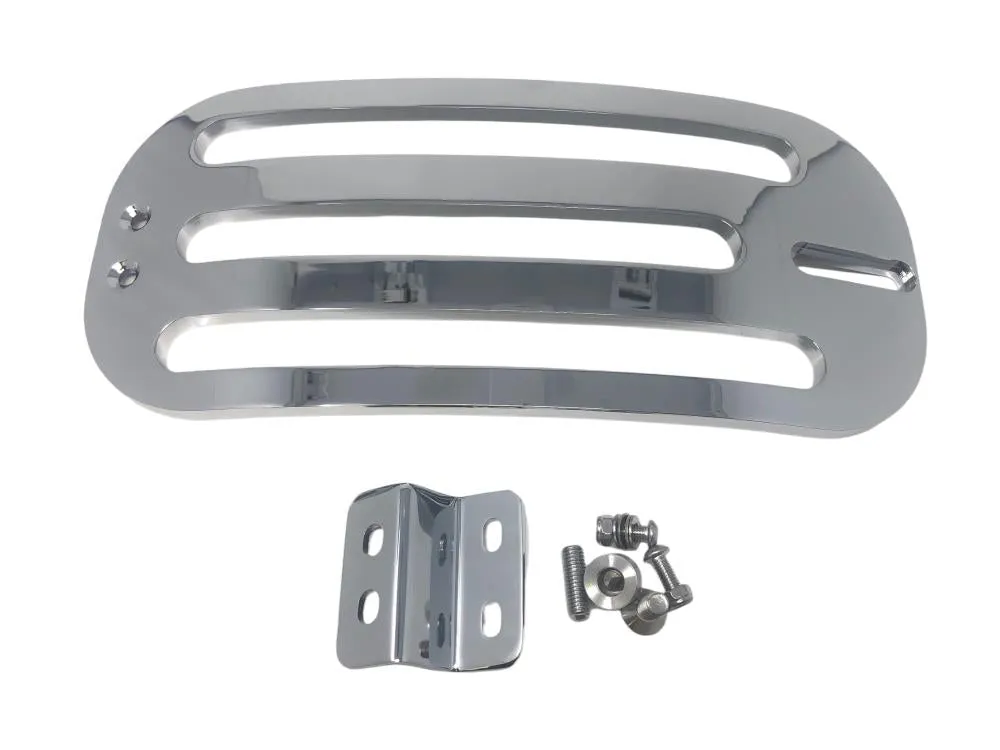 Solo Luggage Rack   Bracket fits Yamaha XVS1100 Drag Star Classic - Chrome - Highway Hawk H662-0671