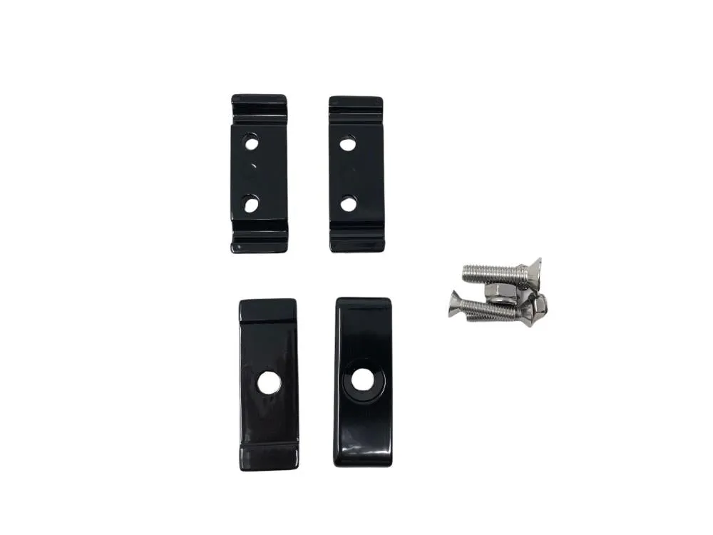 Solo Luggage Rack Tubular (No Mounting Brackets - Black - Highway Hawk H66-200ABK