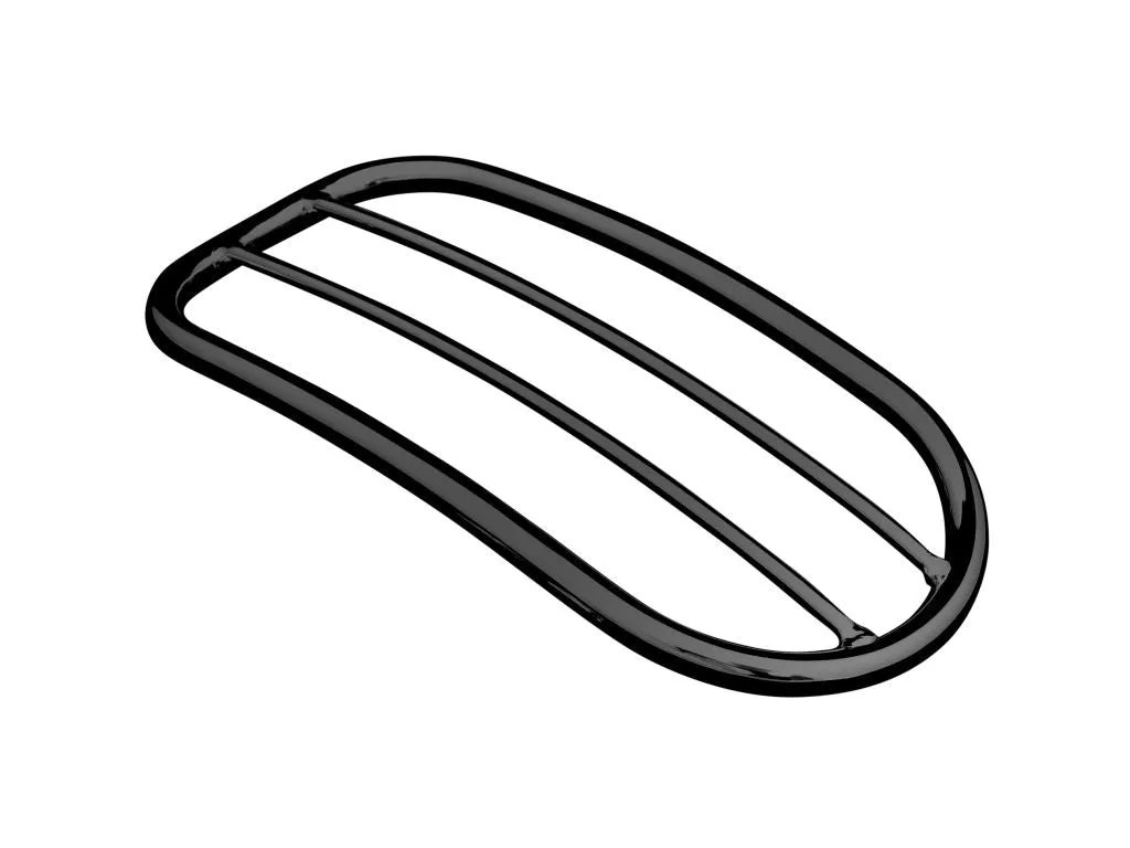 Solo Luggage Rack Tubular (No Mounting Brackets - Black - Highway Hawk H66-200ABK