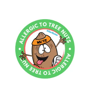 Tree Nut Allergy 2" Labels 2 packs of 15