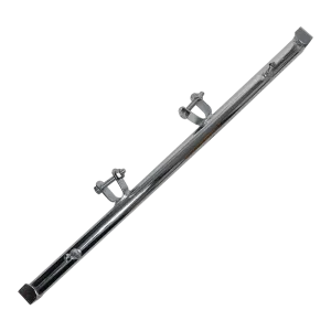 TVS Luggage bar Plated - Heavy-Duty Black Luggage Bar - Secure and Stylish Motorcycle Cargo Support for Long Rides