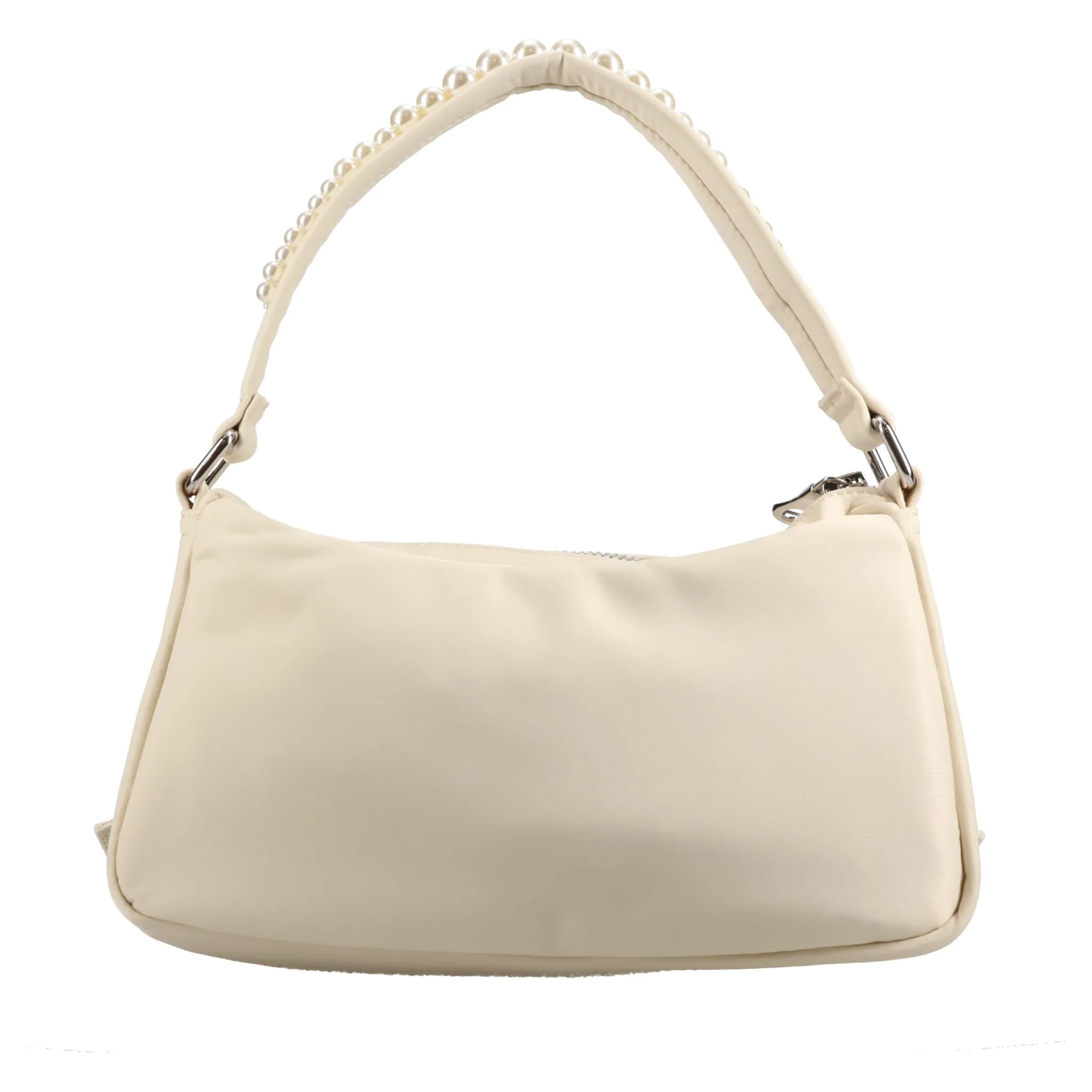 UTILITY BOW POCKET POCHETTE BAG W/EMB / STONE/PERAL
