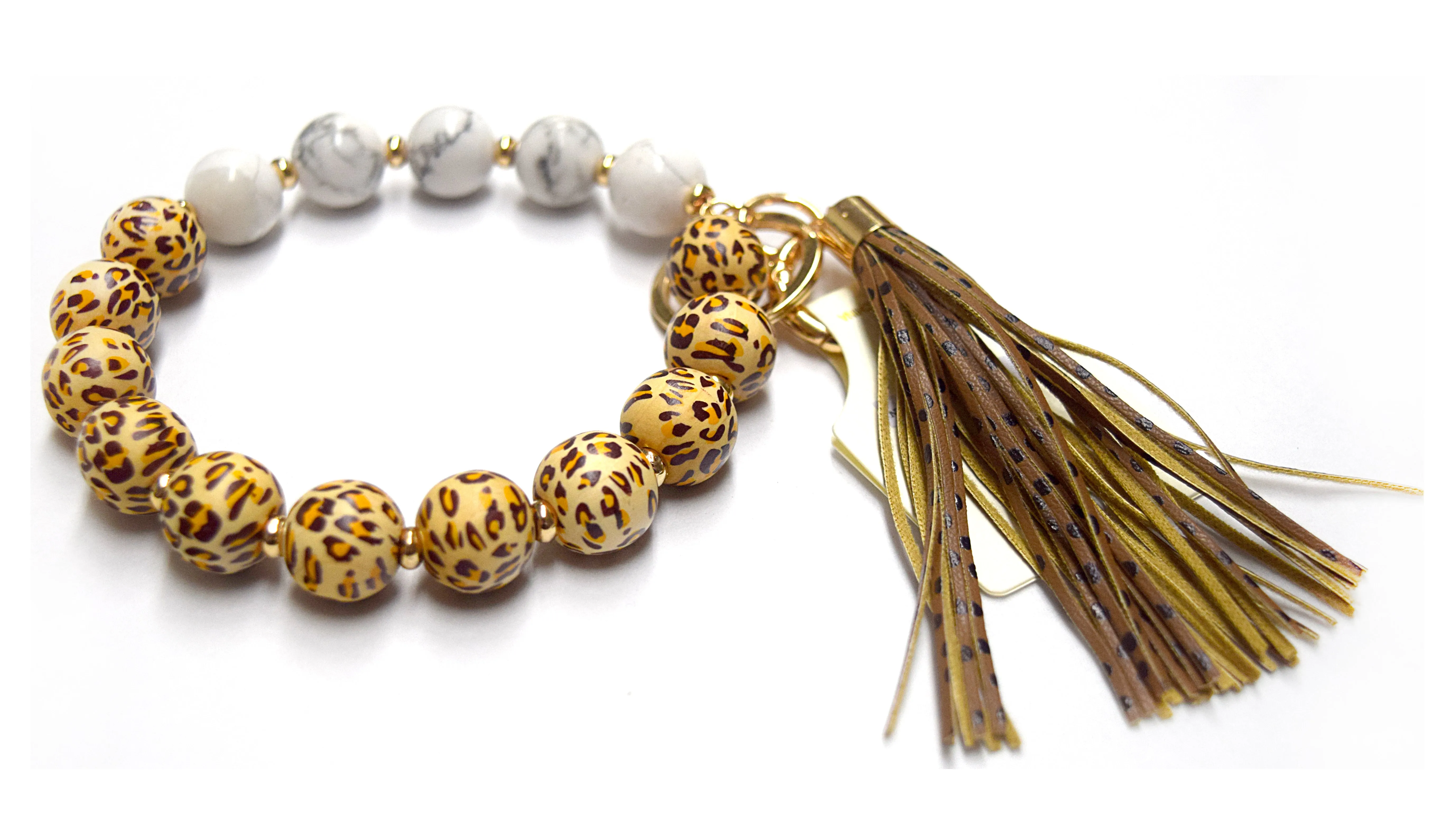 Wristlet Keychain Key Ring Bracelet: