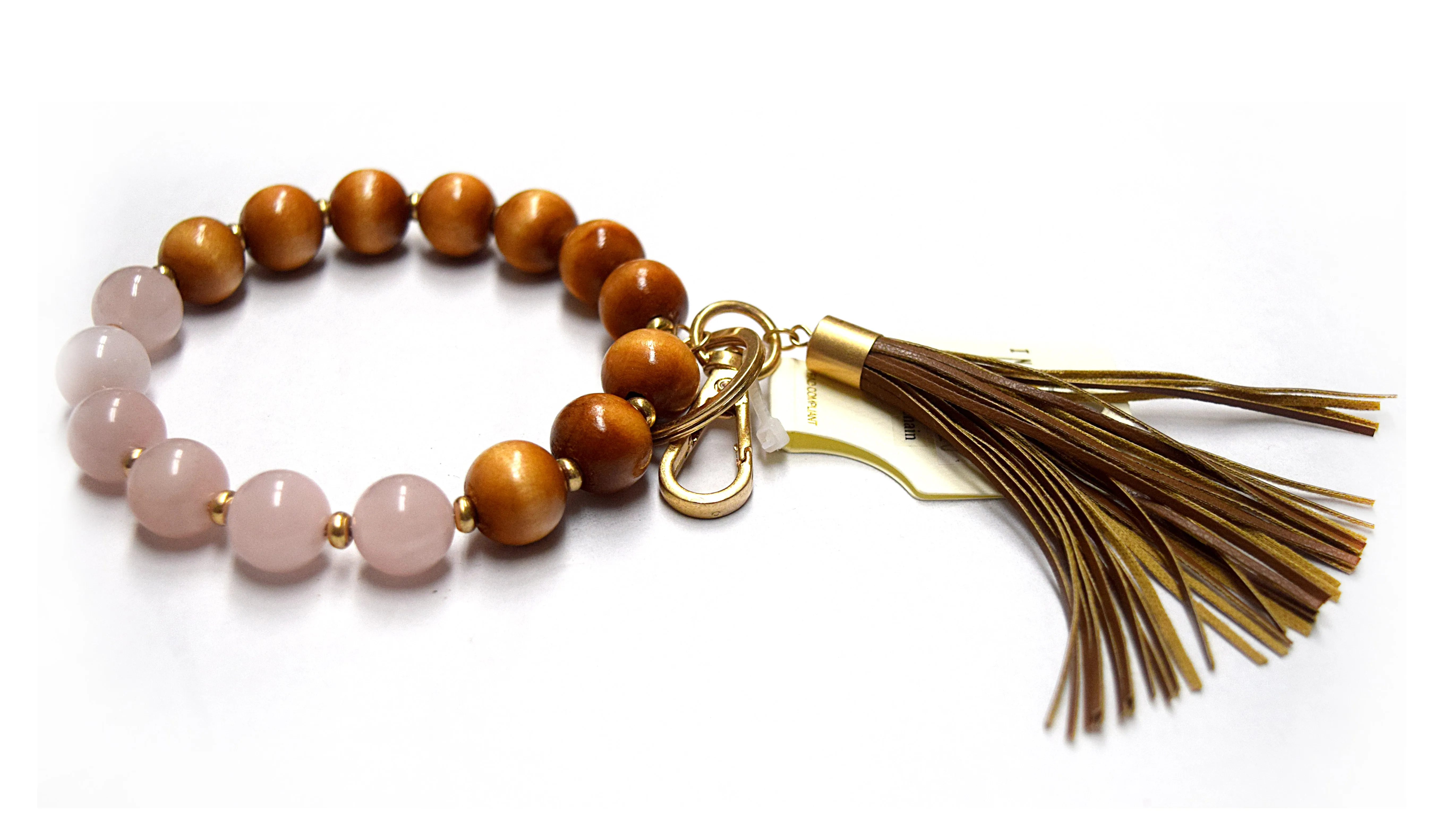 Wristlet Keychain Key Ring Bracelet:
