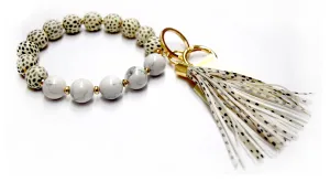 Wristlet Keychain Key Ring Bracelet: