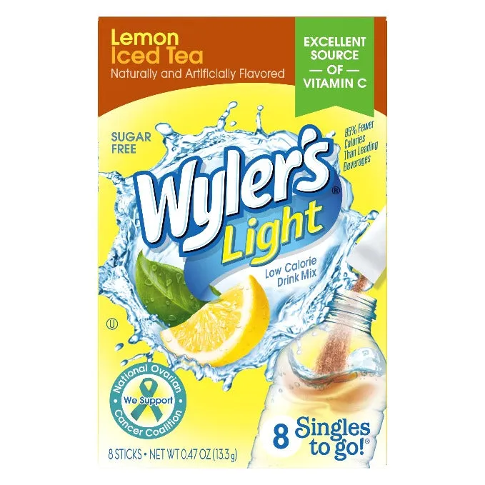 Wyler's Light Singles To Go Iced Tea Variety Pack - 6 Box DEAL