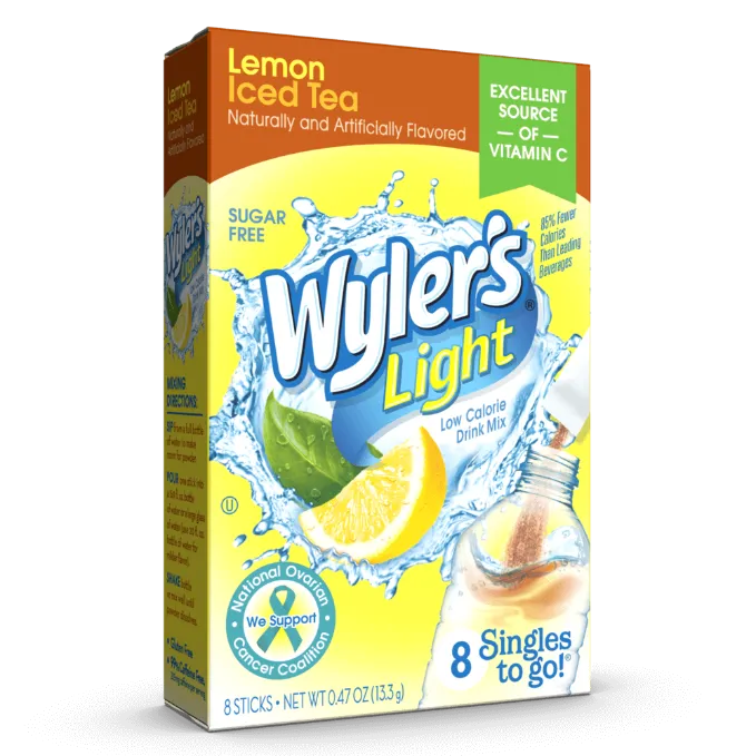 Wyler's Light Singles To Go Iced Tea Variety Pack - 6 Box DEAL