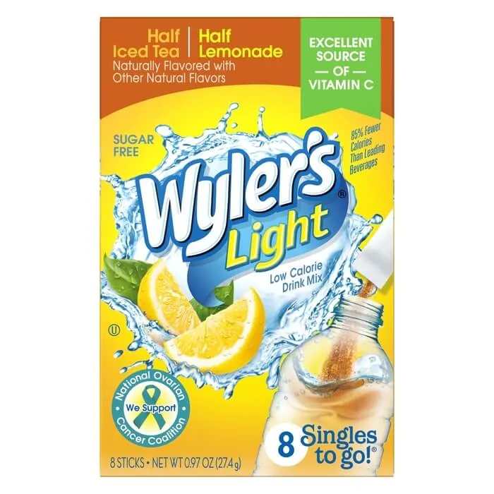 Wyler's Light Singles To Go Iced Tea Variety Pack - 6 Box DEAL